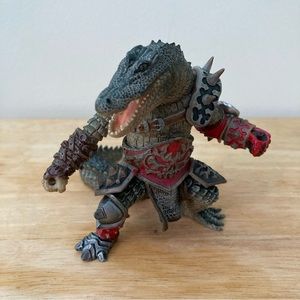 Papo 2008 Fantasy World Reptile Mutant Warrior Crocodile/Alligator